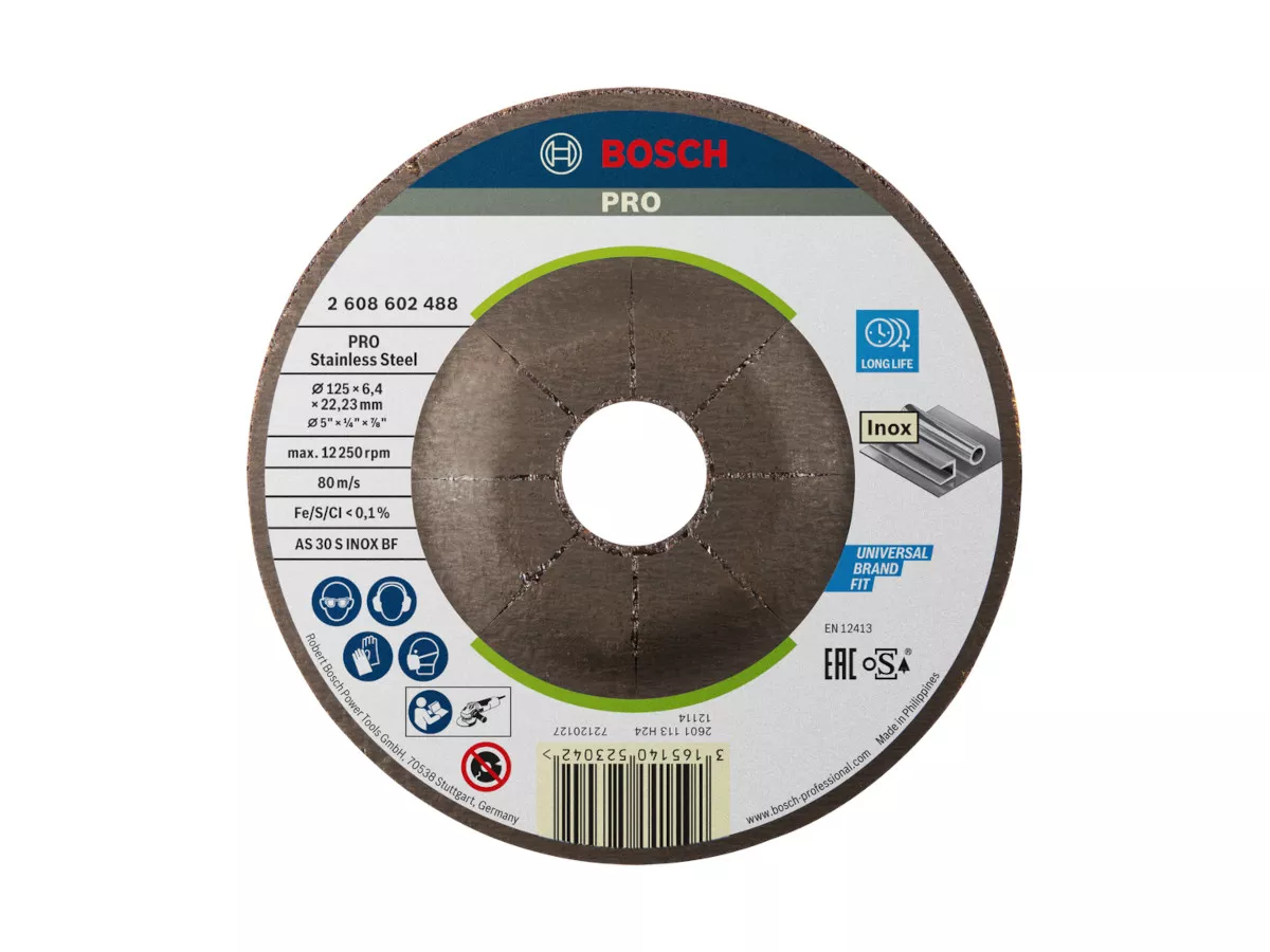 Disque à meuler l´inox AS 30 S INOX BF Bosch